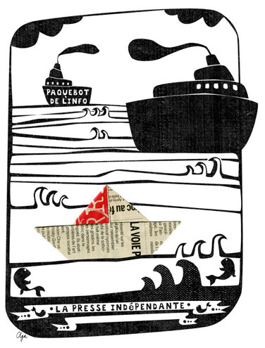 olga-olga illustrations courrier bateau